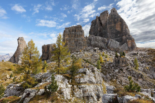 Cinque Torri im Herbst