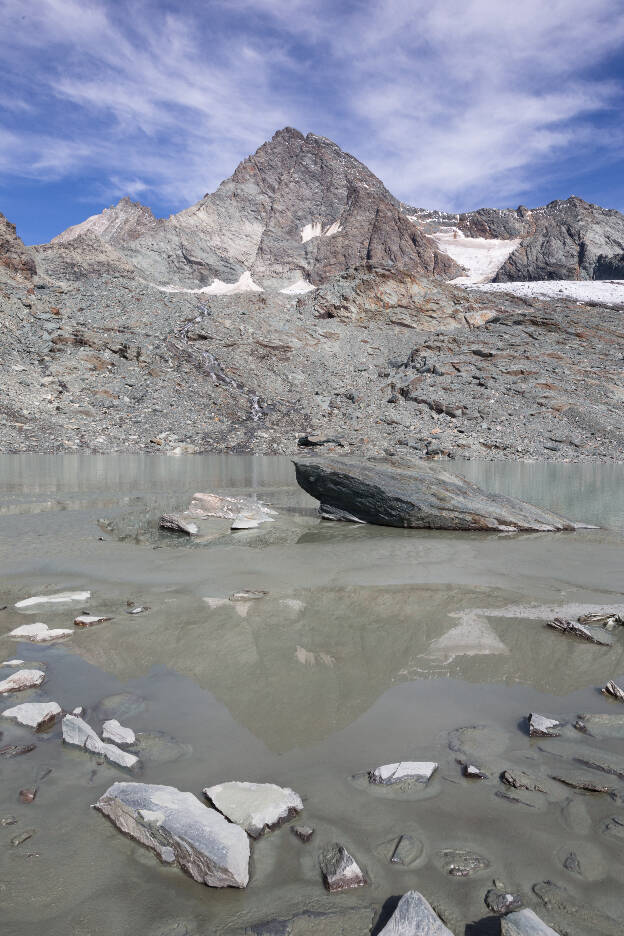 Spiegelung des Großglockner im Gletschersee