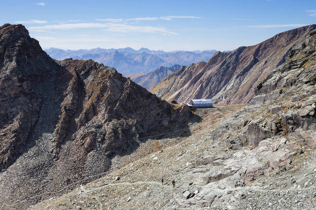 Ausblick auf die Stüdlhütte