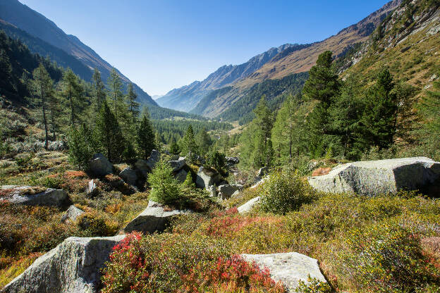 oberes Dorfertal im Herbst