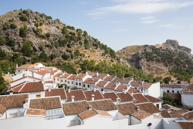 Ziegelsteindächer in Grazalema