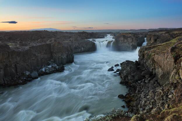 Twilight Waterfalls