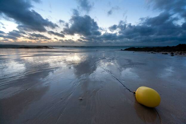 Boje am Strand