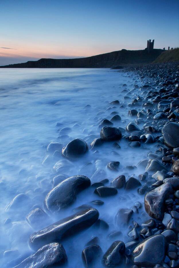 Dunstanburgh Castle at Sunrise