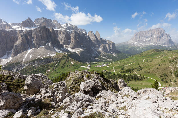 Grödnerjoch Panorama