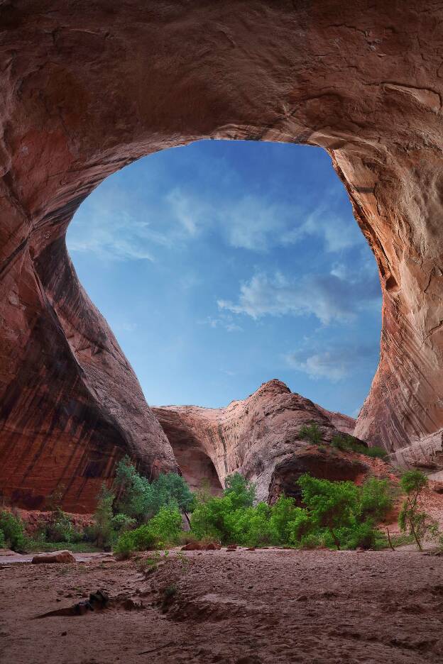 Dämmerung im Coyote Gulch