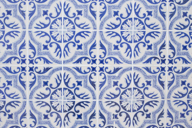 blaue Azulejos