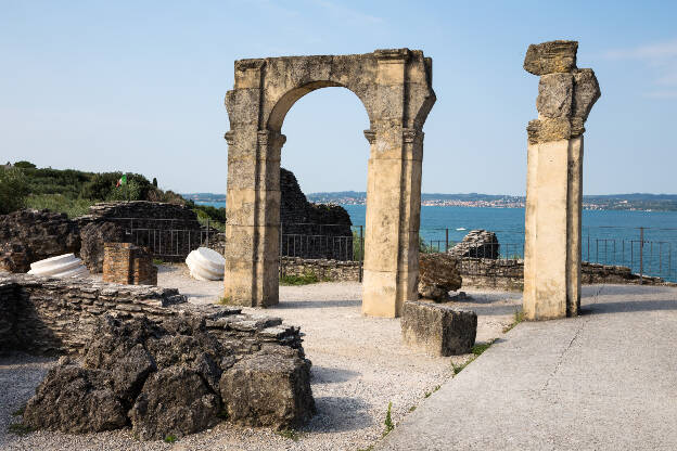 Überreste einer römische Villa in Sirmione