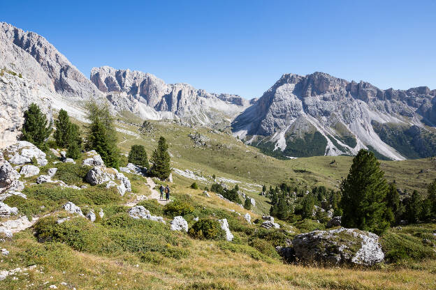 Bergketten an der Cislesalm