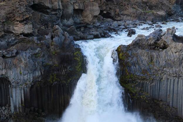 Aldeyjarfoss Detail