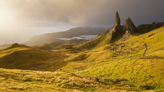 Golden Light at the Old Man of Storr