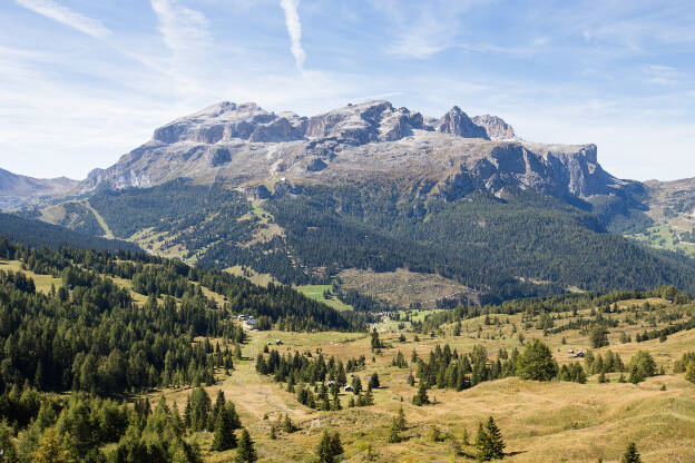 Sellagruppe von der Pralongià Hochebene