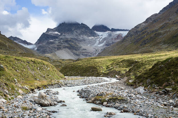 Bachverlauf der Ill im unteren Ochsental