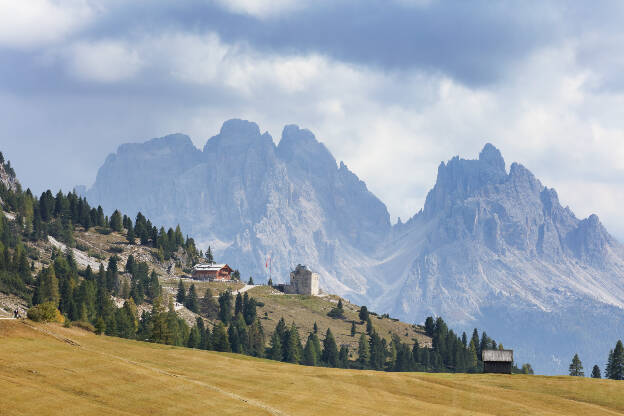 Rifugio Vallandro in den Dolomiten