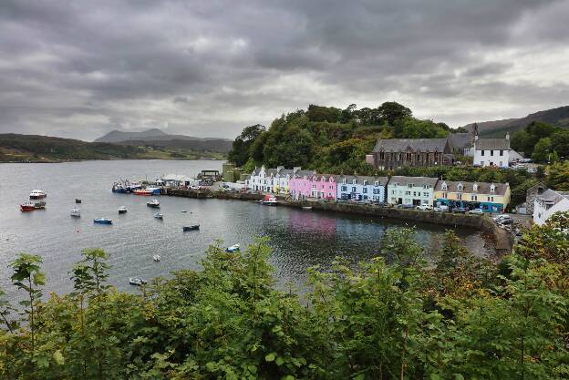 Portree Hafen