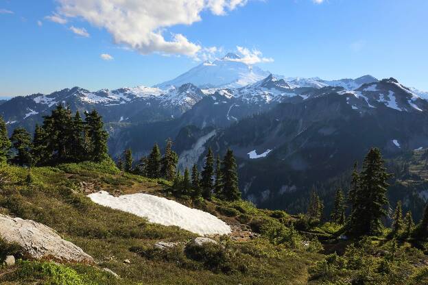 Blick vom Artist Point auf dem Mount Baker