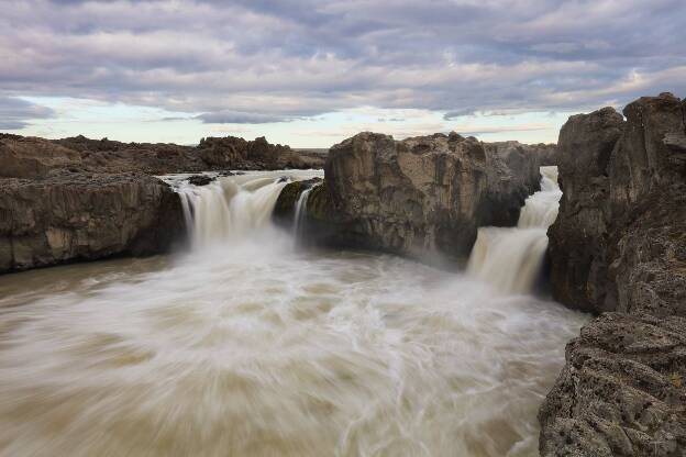 Hrafnabjargafoss Wasserfall