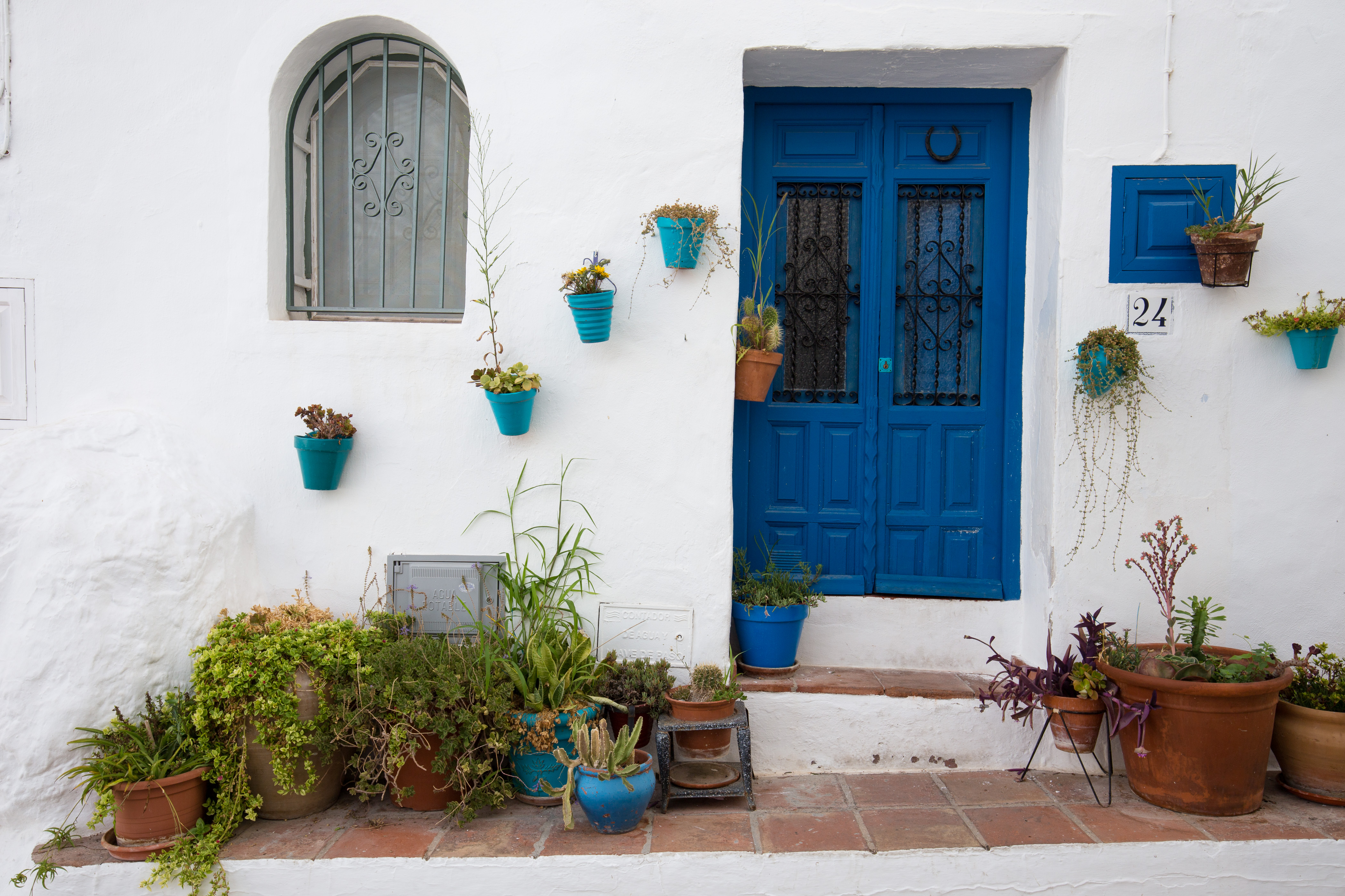 Hauseingang in Frigiliana