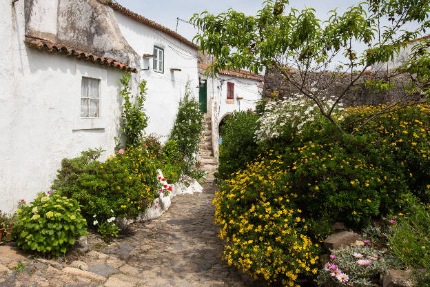 malerische Gasse in Monsanto