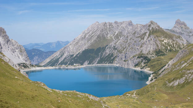 Blick auf den Lünersee