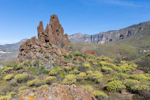 Felsformation in den Bergen von Gran Canaria