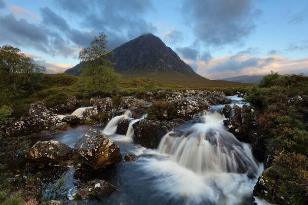 Buachaille Etive Mor Waterfall