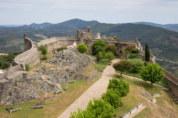 Burgmauer von Castelo de Marvão