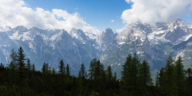 Sorapiss Bergpanorama