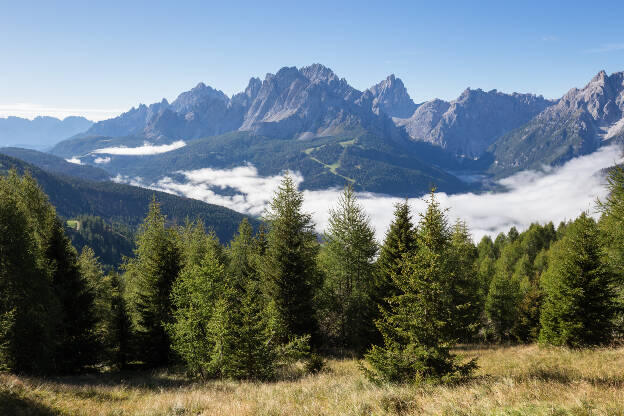 Nebel über dem Hochpustertal